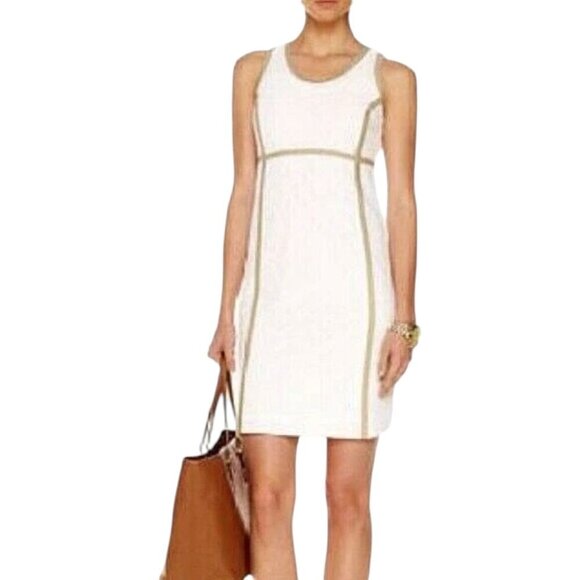 MICHAEL Michael Kors White Lace Sheath Dress, Sleeveless Women's Size 8 - Picture 1 of 11
